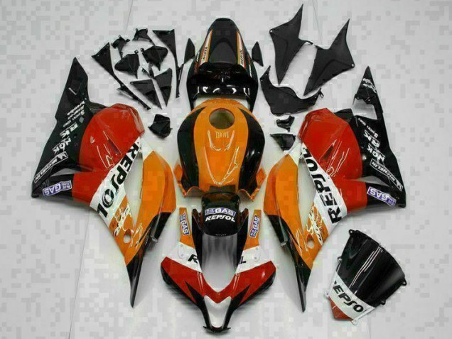 CBR 600 RR 2009-2012 Verkleidungen - Orange Repsol