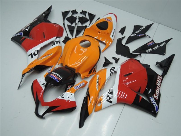 CBR 600 RR 2009-2012 Verkleidungen - Orange Rot Schwarz Repsol CBR 600 RR 2009-2012 Verkleidungen - Orange Rot Schwarz Repsol