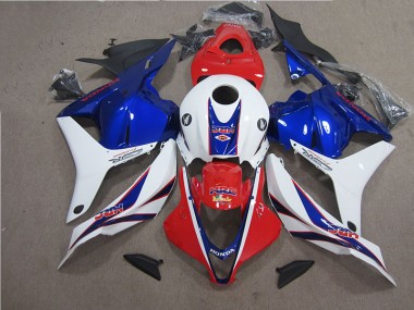 CBR 600 RR 2009-2012 Verkleidungen - Rot Weiß Blau HRC