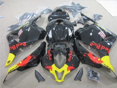 CBR 600 RR 2009-2012 Verkleidungen - Schwarz Gelb Rot Bull