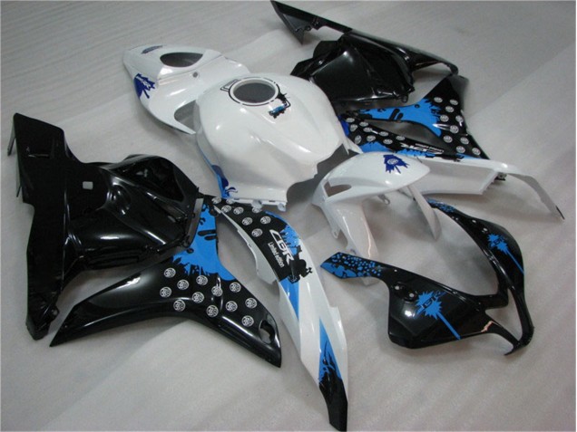 CBR 600 RR 2009-2012 Verkleidungen - Schwarz Weiß Blau CBR 600 RR 2009-2012 Verkleidungen - Schwarz Weiß Blau