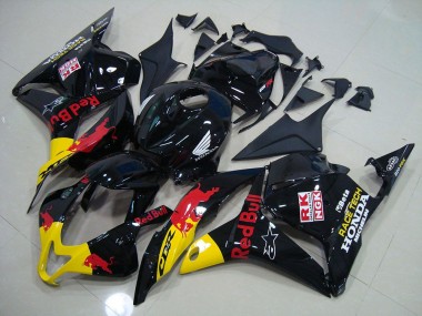 CBR 600 RR 2009-2012 Verkleidungen - Schwarzer Rot Bull