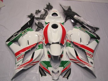 CBR 600 RR 2009-2012 Verkleidungen - Weiß Grün Rot