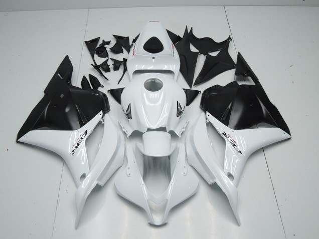 CBR 600 RR 2009-2012 Verkleidungen - Weiß Matt Schwarz CBR 600 RR 2009-2012 Verkleidungen - Weiß Matt Schwarz