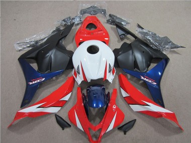 CBR 600 RR 2009-2012 Verkleidungen - Weiß Rot Blau