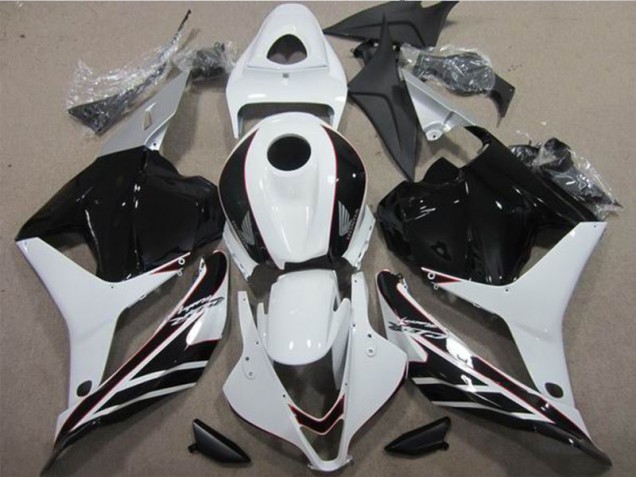 CBR 600 RR 2009-2012 Verkleidungen - Weiß Schwarz CBR 600 RR 2009-2012 Verkleidungen - Weiß Schwarz