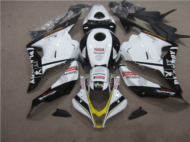 CBR 600 RR 2009-2012 Verkleidungen - Weiß Schwarz RIZOMA