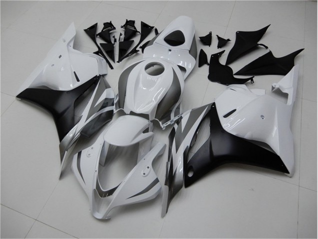 CBR 600 RR 2009-2012 Verkleidungen - Weiß Silber Schwarz CBR 600 RR 2009-2012 Verkleidungen - Weiß Silber Schwarz