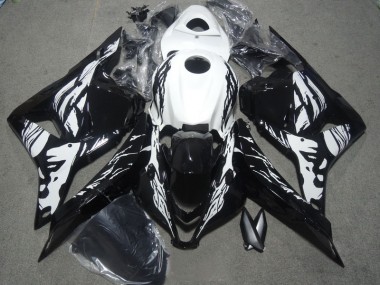 CBR 600 RR 2009-2012 Vollverkleidung - Schwarz Weiß