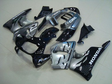 CBR 900 RR 893 1996-1997 Verkleidungen - Schwarz Silber
