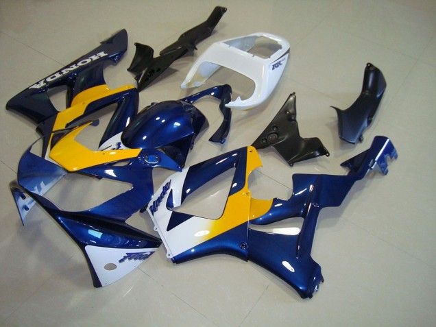 CBR 900 RR 929 2000-2001 Verkleidungen - Dunkel blau Gelb Weiß CBR 900 RR 929 2000-2001 Verkleidungen - Dunkel blau Gelb Weiß