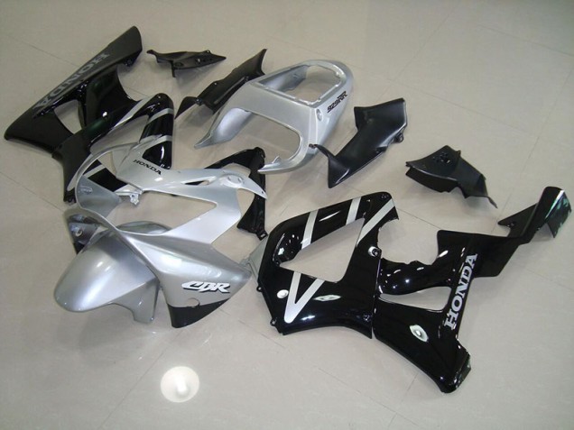 CBR 900 RR 929 2000-2001 Verkleidungen - Schwarz Silber CBR 900 RR 929 2000-2001 Verkleidungen - Schwarz Silber