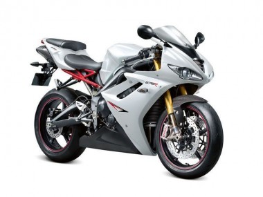 Daytona 675 Triple 2006-2008 Verkleidungen - Weiß Schwarz