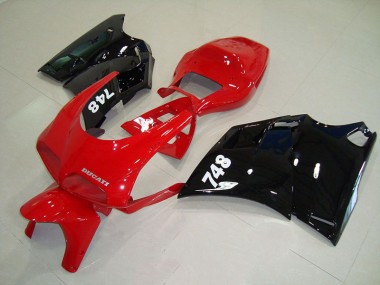 Ducati 748 916 996 996S 1993-2005 Vollverkleidung - Rot Schwarz
