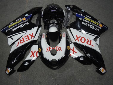Ducati 749 2005-2006 Verkleidungen - SchwarzWeiß Xerox