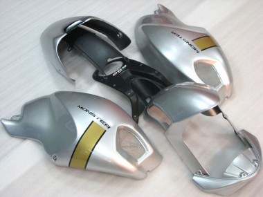 Ducati Monster 696 2008-2012 Verkleidungen - Schwarz Silber Monster