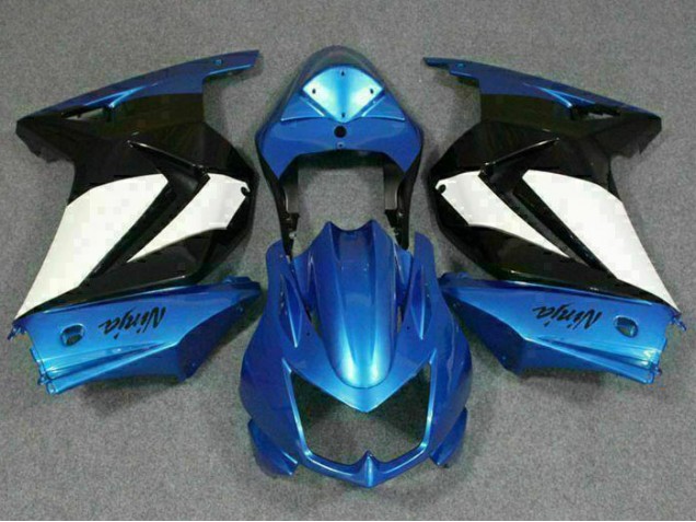 EX250 2008-2012 Verkleidung - Blau Weiß Schwarz Ninja EX250 2008-2012 Verkleidung - Blau Weiß Schwarz Ninja