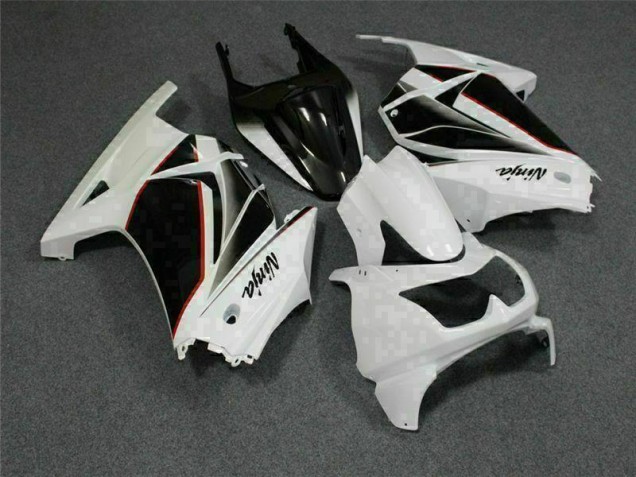 EX250 2008-2012 Verkleidung - Weiß Schwarz Ninja EX250 2008-2012 Verkleidung - Weiß Schwarz Ninja
