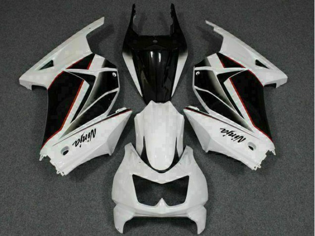 EX250 2008-2012 Verkleidung - Weiß Schwarz Ninja EX250 2008-2012 Verkleidung - Weiß Schwarz Ninja