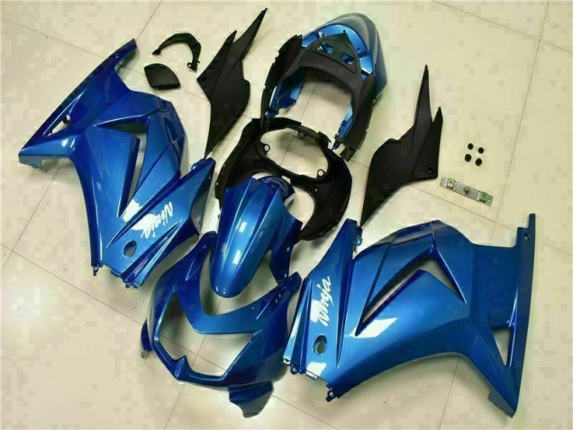 EX250 2008-2012 Verkleidungen - Blau Schwarz Weiß Ninja EX250 2008-2012 Verkleidungen - Blau Schwarz Weiß Ninja