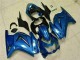 EX250 2008-2012 Verkleidungen - Blau Schwarz Weiß Ninja EX250 2008-2012 Verkleidungen - Blau Schwarz Weiß Ninja