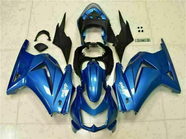 EX250 2008-2012 Verkleidungen - Blau Schwarz Weiß Ninja EX250 2008-2012 Verkleidungen - Blau Schwarz Weiß Ninja