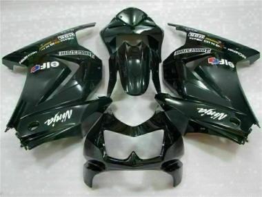 EX250 2008-2012 Verkleidungen Komplett Sets - Schwarz