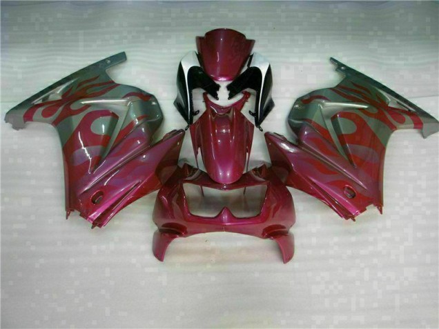EX250 2008-2012 Verkleidungen - Lila Rot EX250 2008-2012 Verkleidungen - Lila Rot