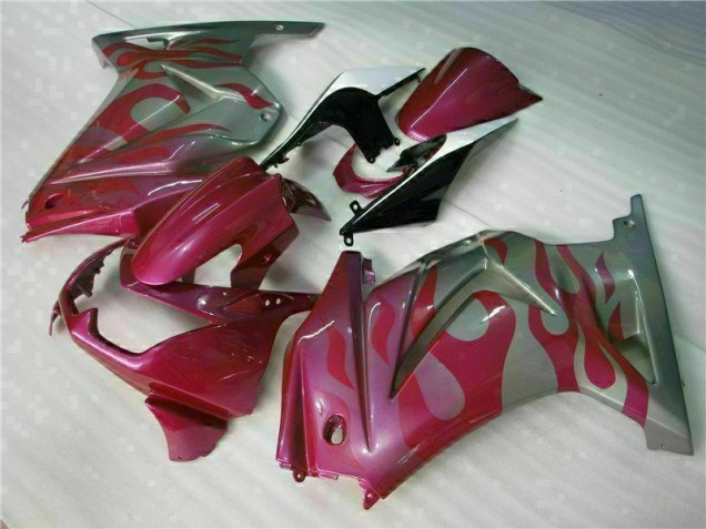 EX250 2008-2012 Verkleidungen - Lila Rot EX250 2008-2012 Verkleidungen - Lila Rot