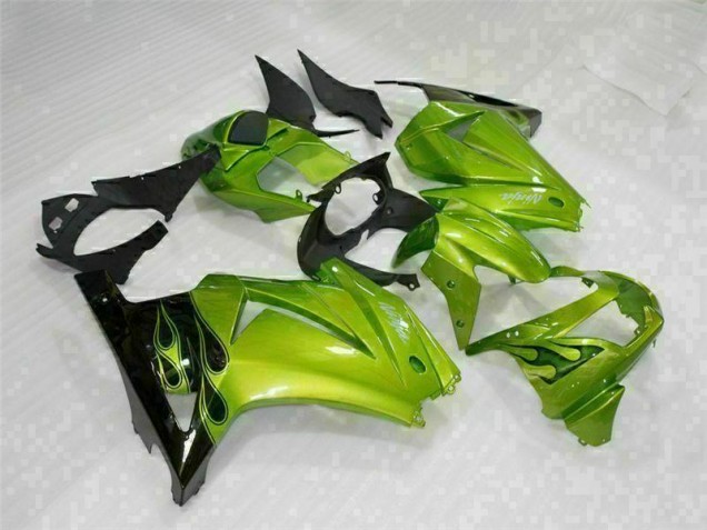 EX250 2008-2012 Verkleidungen & Plastik - Grün Schwarz EX250 2008-2012 Verkleidungen & Plastik - Grün Schwarz