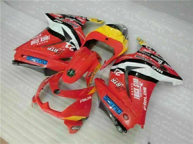 EX250 2008-2012 Verkleidungen - Rot Gelb EX250 2008-2012 Verkleidungen - Rot Gelb
