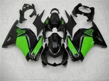 EX250 2008-2012 Verkleidungen - Schwarzer Grün Ninja