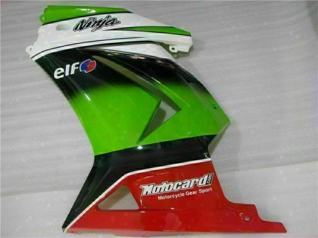 EX250 2008-2012 Verkleidungen - Weiß Grün Schwarz Ninja EX250 2008-2012 Verkleidungen - Weiß Grün Schwarz Ninja
