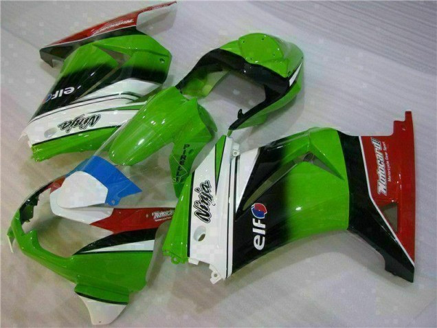EX250 2008-2012 Verkleidungen - Weiß Grün Schwarz Ninja EX250 2008-2012 Verkleidungen - Weiß Grün Schwarz Ninja