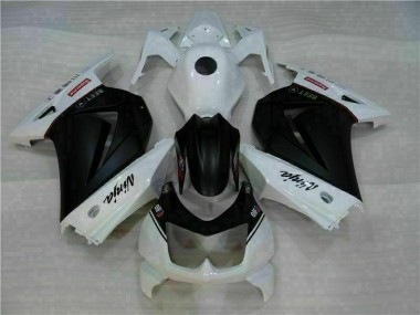 EX250 2008-2012 Verkleidungen - Weiß Schwarz Ninja