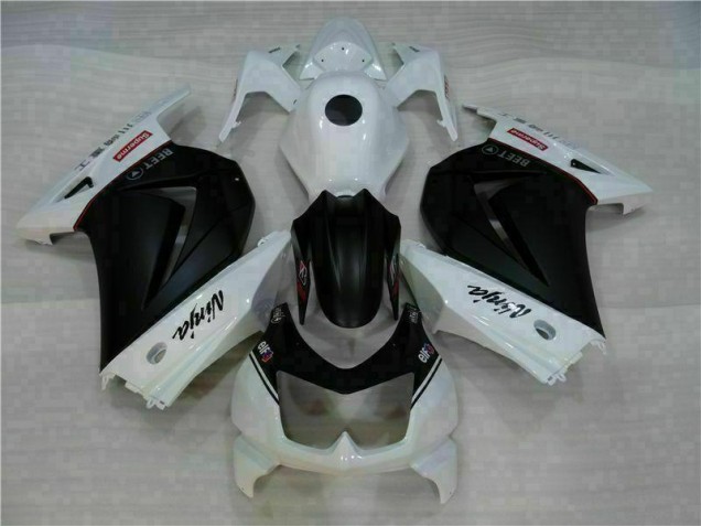 EX250 2008-2012 Verkleidungen - Weiß Schwarz Ninja EX250 2008-2012 Verkleidungen - Weiß Schwarz Ninja