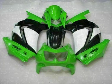 EX250 2008-2012 Vollverkleidung - Grün Schwarzer Ninja
