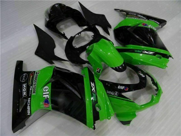 EX250 2008-2012 Vollverkleidung - Schwarz Grün EX250 2008-2012 Vollverkleidung - Schwarz Grün
