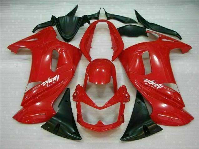 EX650 2006-2008 Verkleidungen - Glänzend Rot