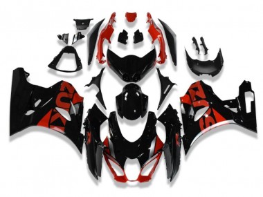 GSXR 1000 2017-2023 Verkleidung - Schwarz Rot