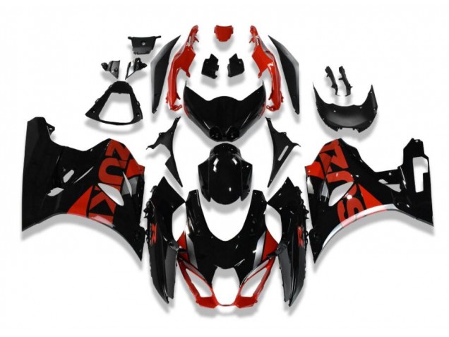 GSXR 1000 2017-2023 Verkleidung - Schwarz Rot GSXR 1000 2017-2023 Verkleidung - Schwarz Rot
