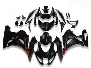 GSXR 1000 2017-2023 Verkleidungen - Schwarz Rot