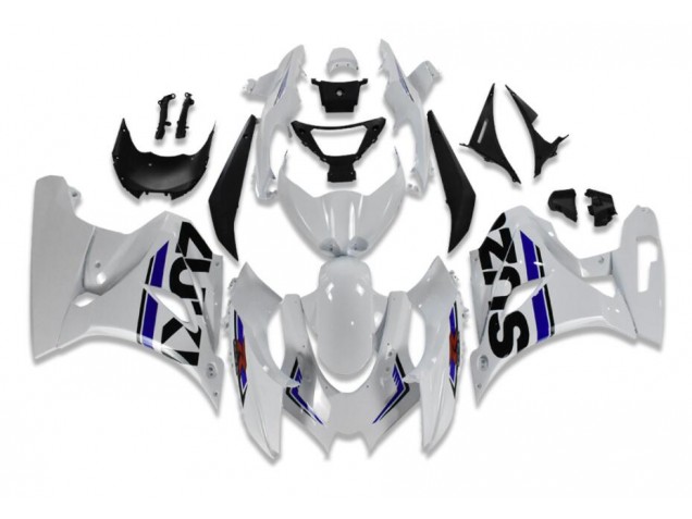 GSXR 1000 2017-2023 Verkleidungen - Weiß Blau GSXR 1000 2017-2023 Verkleidungen - Weiß Blau