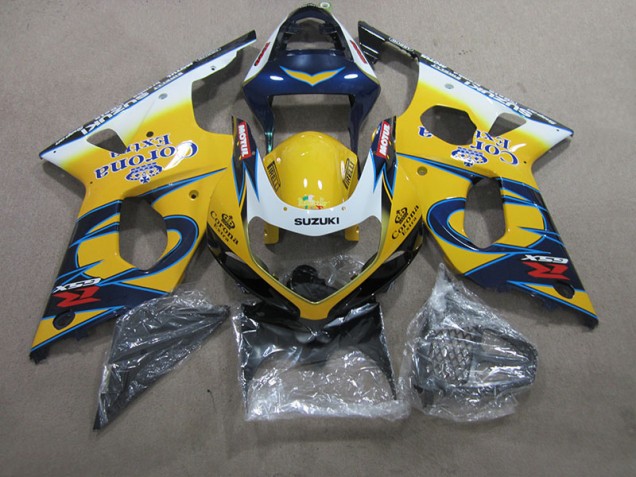 GSXR 1000 K1 2000-2002 Verkleidungen - Gelb Blau Corona Extra GSXR 1000 K1 2000-2002 Verkleidungen - Gelb Blau Corona Extra