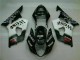 GSXR 1000 K3 2003-2004 Verkleidung - Weiß Schwarz GSXR 1000 K3 2003-2004 Verkleidung - Weiß Schwarz