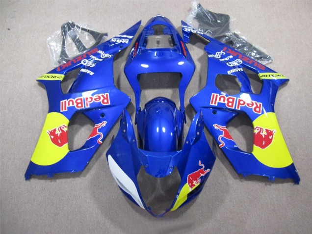 GSXR 1000 K3 2003-2004 Verkleidungen - Blau Rot Bull GSXR 1000 K3 2003-2004 Verkleidungen - Blau Rot Bull
