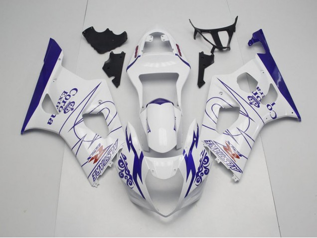 GSXR 1000 K3 2003-2004 Verkleidungen - Blau Whie Corona GSXR 1000 K3 2003-2004 Verkleidungen - Blau Whie Corona