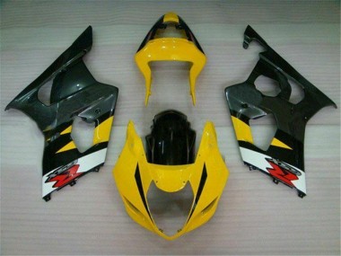 GSXR 1000 K3 2003-2004 Verkleidungen - Gelb Schwarz