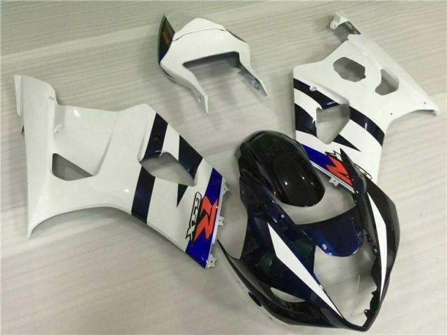 GSXR 1000 K3 2003-2004 Verkleidungen Komplett Sets - Weiß Schwarz GSXR 1000 K3 2003-2004 Verkleidungen Komplett Sets - Weiß Schwarz