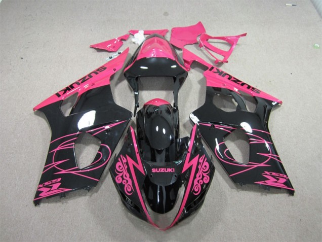 GSXR 1000 K3 2003-2004 Verkleidungen - Rosa Schwarz GSXR 1000 K3 2003-2004 Verkleidungen - Rosa Schwarz